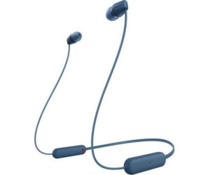 Auriculares Inalámbricos Intrauditivos Sony WI-C100/ con Micrófono/ Bluetooth/ Azules