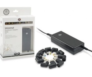 Cargador universal de portatil conceptronic 90w automatico 18v a 20v 10tips