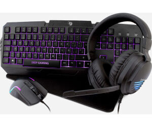 Kit teclado + raton + auriculares + alfombrilla gaming coolbox x - wing 2