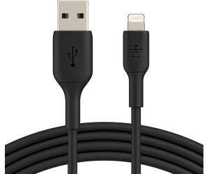 Belkin CAA001BT1MBK cable de conector Lightning 1 m Negro