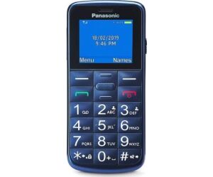 Teléfono Móvil Panasonic KX-TU110EXC para Personas Mayores/ Azul