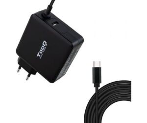 Cargador de Portátil TooQ TQLC-USBC65PD USB Tipo-C/ 65W/ Automático/ Voltaje 5-20V