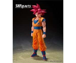 Figura tamashii nations dragon ball super s.h.figuarts super saiyan god son goku god aura