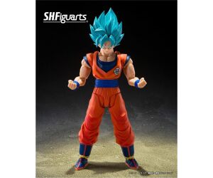 Figura tamashii nations dragon ball super s.h.figuarts super saiyan god super saiyan son goku blue power transcending limits