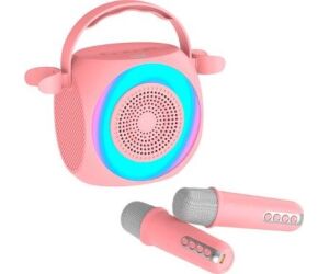 Altavoz Karaoke Cool Mini Karaoke Party 6w Rosa
