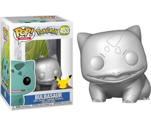 Funko pop jumbo pokemon s6 bulbasaur plateado efecto metalico 10 pulgadas edicion especial exclusivo 59874