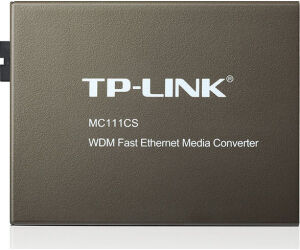 Convertidor Tp-link Rj45 10/100 A Fibra Monomodo Sc