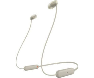 Auriculares Inalámbricos Intrauditivos Sony WI-C100/ con Micrófono/ Bluetooth/ Beige