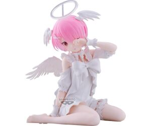 Figura banpresto re zero starting life in another world relax time ram sweet angel ver.