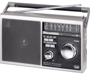 Radio Trevi Mb 749 W Port. Multibanda Radio Estilo Retro Aw/usb Metal Gray