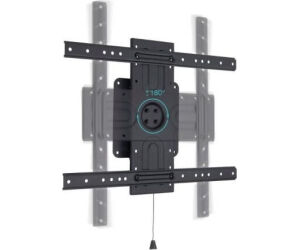 Soporte de pared tooq rotación 360° para pantallas 37 pulgadas - 80 pulgadas negro