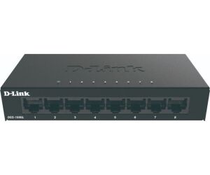 Switch d - link 8 puertos gigabyte plug & play metal