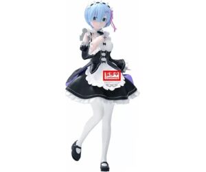 Figura banpresto re: zero starting life in another world glitter & glamours rem maid ver. 24cm