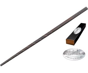 Replica the noble collection harry potter varita de profesora sybil trelawney con caja y placa de identificacion