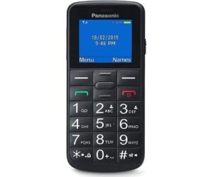 Teléfono Móvil Panasonic KX-TU110EXB para Personas Mayores/ Negro