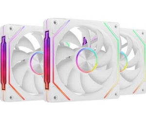 Kit 3 Ventiladores Auxiliar Mf-linkfinity 2 Blanco Mars Gaming