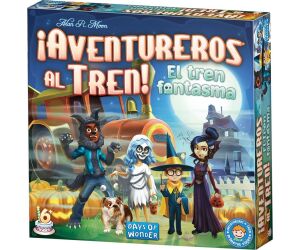 Juego de mesa ¡aventureros al tren! el tren fantasma pegi 6