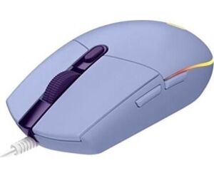 Raton gaming logitech g102 lightsync lila