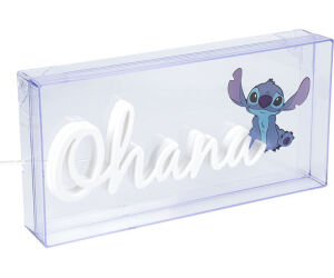 Lámpara led neón paladone stitch ohana