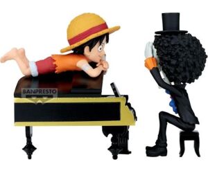 Figura banpresto one piece world collectable figure log stories - monkey d.luffy & brook  pulgadasthats great!! after all this time - he's still!!! 8cm