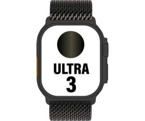 APPLE WATCH ULTRA 3 CAJA TITANIO NEGRA 49mm CORREA LOOP MILANESE NEGRA L