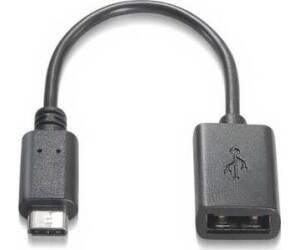 Cable USB Tipo C-A M/H 0.15m. Negro