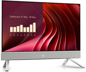 DELL EC24250 Intel Core 7 150U 60,5 cm (23.8") 1920 x 1080 Pixeles PC todo en uno 16 GB DDR5-SDRAM 1 TB SSD Windows 11 Pro Wi-Fi 6E (802.11ax) Perlado, Blanco