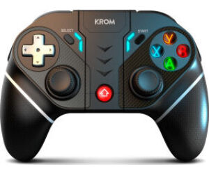 Krom KEXAL Negro, Rojo, Blanco Bluetooth/USB Gamepad Analógico/Digital Android, Nintendo Switch, PC, iOS