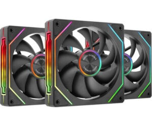 Kit 3 Ventiladores Auxiliar Mf-linkfinity 2 Negro Mars Gaming