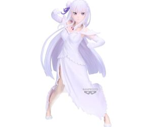 Figura banpresto re:zero starting life in another world espresto excite motions emilia 22cm