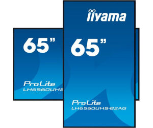 Monitor Iiyama 65" 3840x2160, Uhd, 500cd/m2, Landscape Portrait, Mm 2x 10w, 3x Hdmi, Usb 2.0 X2, Wifi, Lan, Media Play Usb, Control Lan / Rs232c, Iisignage2 (cms/dms),e-share,android 11 Os, 24/7,vesa Mount 400x400 (soporte Pared Incluido) (lh6560uhs-