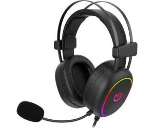 Auriculares Gaming con Micrófono Hiditec Erys ARGB/ Jack 3.5/ Negros