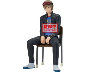 Figura banpresto gintama mr.ginpachi's zany class desk sogo okita 16cm