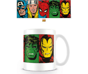 Taza Desayuno Marvel Caras Comic Pyramid International Redstring Mg23443