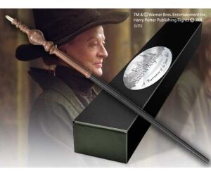 Replica the noble collection harry potter minerva mcgonagall varita con caja y placa de identificacion