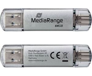 Pendrive Combo 32gb Usb 3.2 Mediarange