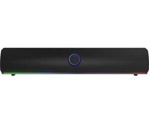 Barra De Sonido Bluetooth Genesis Helium 312bt 2.0 Rgb 10w Negra