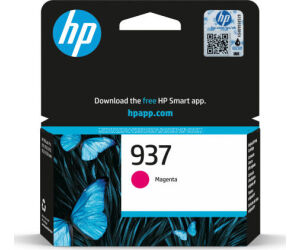 HP Cartucho de Tinta Original 937 magenta