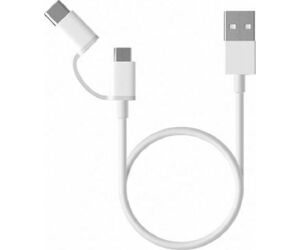 Cable Usb 2.0/m Usb-c/m Microusb/m 0.3 M Blanco Xiaomi