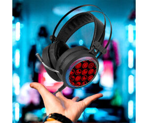 Auriculares Gaming Avengers Marvel Negro