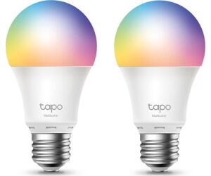 Bombilla Inteligente TP-Link Tapo L530E/ Casquillo E27 / 8.7W/ 806 Lúmenes/ 2500 - 6500K/ Pack 2
