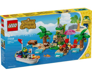 Lego animal crossing paseo en barca con el capitán