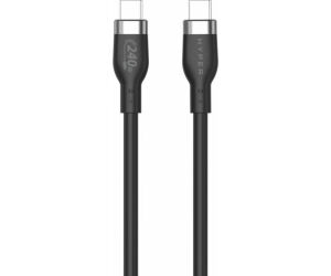 Hyper 2m Silicone 240w Usb-c Charging Cable - Black