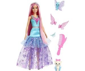 Muñeca barbie mattel cuento de hadas & mascotas