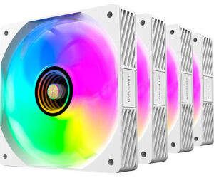 Kit 4 Ventiladores Auxiliar Mf-si4kit A-rgb Infinity Blanco Mars Gaming
