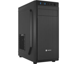 Caja Natec Aracanta Midi Torre Atx Lector Tarjetas 1xusb2.0 2xusb3.0 Negro