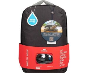 RIVACASE Bundle 7563 Prater 15,6 + Ratón inalámb