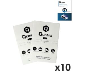 Laminas de proteccion frontales qcharx hidrogel mate anti huellas para qx1 lite 10 unidad
