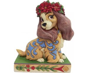 Figura enesco disney la dama y el vagabundo reina