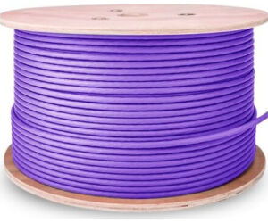Bobina de Cable RJ45 AWG23 UTP Aisens A135-0747 Cat.6/ LSZH/ 100m/ Violeta
